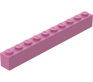 LEGO Dunkelpink Backstein 1 x 10 (6111)
