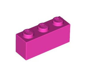 LEGO Dunkelpink Backstein 1 x 3 (3622 / 45505)