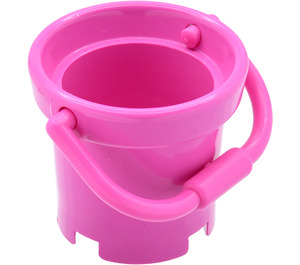 LEGO Dark Pink Bucket with Handle