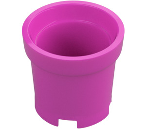 LEGO Dark Pink Bucket without Handle Holes (18742)