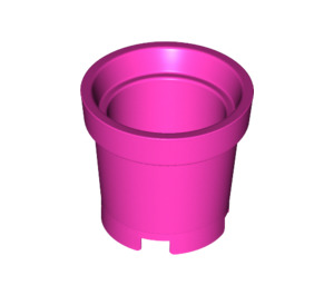 LEGO Dark Pink Bucket without Handle Holes (18742)