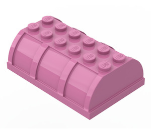 LEGO Dunkelpink Chest Deckel 4 x 6 (4238 / 33341)