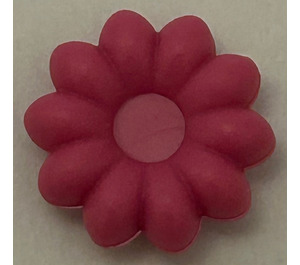 LEGO Mørk rosa Clikits Daisy Liten med 10 Kronblader (45456 / 46282)