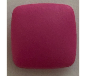 LEGO Dark Pink Clikits Small Square 2 x 2 with Pin (45467 / 46288)