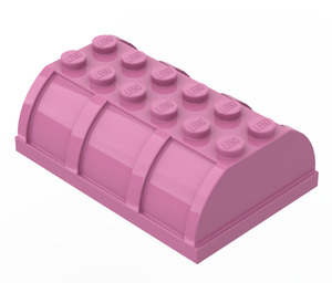 LEGO Dark Pink Container 4 x 6 Lid  (4238 / 33341)