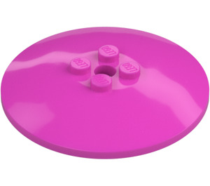 LEGO Dark Pink Dish 6 x 6 (35327 / 44375)