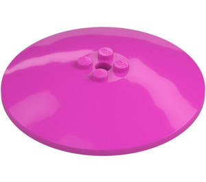 LEGO Dark Pink Dish 8 x 8 (3961 / 18859)