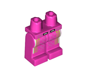 LEGO Dunkelpink DJ Cheetah Minifigure Hüften und Beine (3815 / 75306)