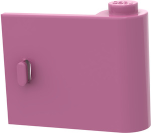 LEGO Dark Pink Door 1 x 3 x 2 Right with Solid Hinge (3188)