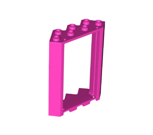 LEGO Dark Pink Door Frame 4 x 4 x 6 Corner (28327)