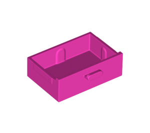 LEGO Dark Pink Drawer with Reinforcements (78124)