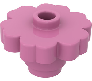 LEGO Rosa scuro Fiore 2 x 2 con bottoncino aperto (4728 / 30657)