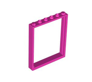 LEGO Dark Pink Frame 1 x 6 x 6 (42205)