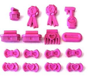 LEGO Dunkles Pink Friends Tier Zubehör (92355 / 96392)