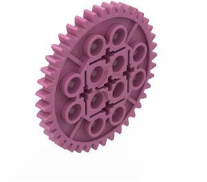 LEGO Dark Pink Gear with 40 Teeth (3649 / 34432)