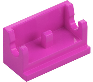 LEGO Dark Pink Hinge 1 x 2 Base (3937)