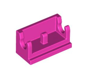 LEGO Dark Pink Hinge 1 x 2 Base (3937)