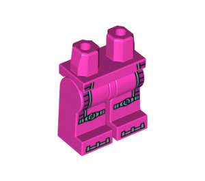 LEGO Dark Pink Intergalactic Girl Legs (3815 / 99736)