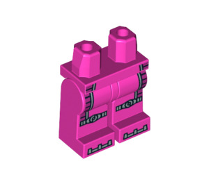 LEGO Dunkles Pink Intergalactic Mädchen Beine (3815 / 99736)