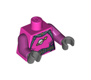 LEGO Dunkelpink Intergalactic Girl Torso (973 / 88585)