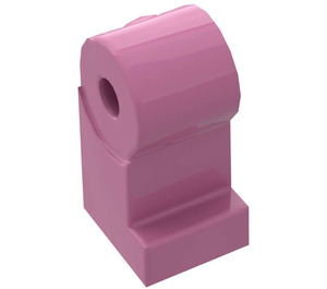 LEGO Dunkles Pink Bein (Links) (3817)