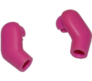 LEGO Dark Pink Minifigure Arms (Left and Right Pair)