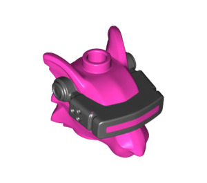LEGO Dark Pink Minifigure Head (65073)