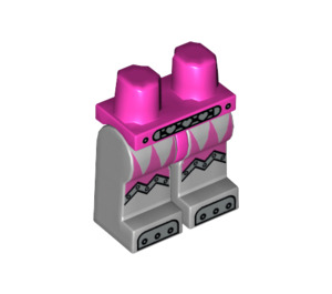 LEGO Dark Pink Minifigure Hips and Legs with Lady Robot (3815 / 14540)