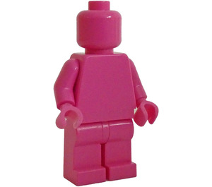 LEGO Dark Rosa Monochrome Minifigure