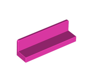 LEGO Dark Pink Panel 1 x 4 with Rounded Corners (30413 / 43337)
