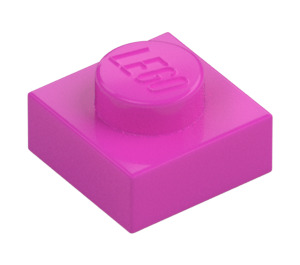 LEGO Dark Pink Plate 1 x 1 (3024 / 30008)