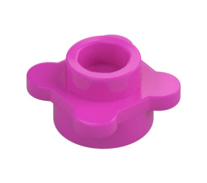 LEGO Rose Foncé assiette 1 x 1 Rond avec Fleur Pétales (28573 / 33291)