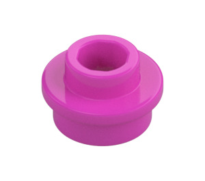 LEGO Dark Pink Plate 1 x 1 Round with Open Stud (28626 / 85861)