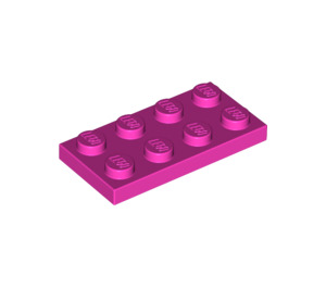 LEGO Dark Pink Plate 2 x 4 (3020)