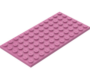 LEGO Rose foncé assiette 6 x 12 (3028)