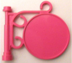 LEGO Dunkles Pink Pole Sign (2038)