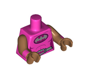 LEGO Dark Pink Power Batgirl Minifig Torso (973 / 88585)