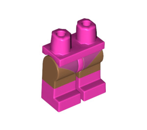LEGO Donkerroze Power Batgirl Minifigure Heupen en benen (3815 / 29917)
