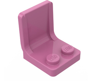 LEGO Rosa oscuro Asiento 2 x 2 Sin marca de bebedero (4079)