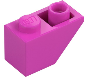 LEGO Dark Pink Slope 1 x 2 (45°) Inverted (3665)