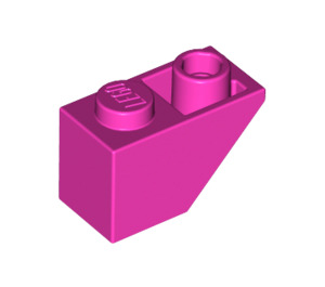 LEGO Rose foncé Pente 1 x 2 (45°) Inversé (3665)