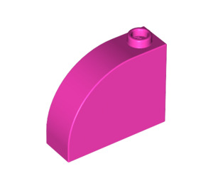 LEGO Dark Pink Slope 1 x 3 x 2 Curved (33243)