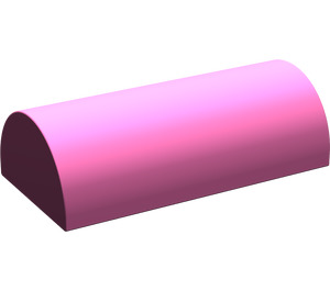 LEGO Dark Pink Slope 2 x 4 Curved with Groove (6192 / 30337)