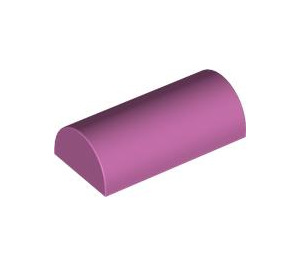 LEGO Dark Pink Slope 2 x 4 Curved without Groove (6192 / 30337)