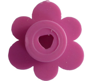 LEGO Dark Pink Small Flower (3742)