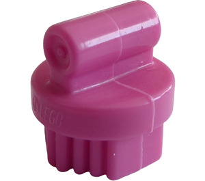 LEGO Dark Pink Small Round Grooming Brush (92355)