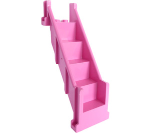 LEGO Rose foncé Escalier 4 x 6 x 7 1/3 Enclosed Droit (4784)
