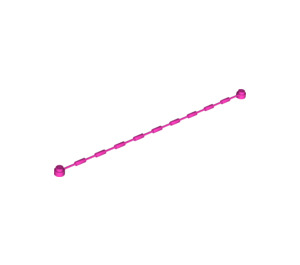 LEGO Dark Pink String with Coupling Points and End Studs 1 x 21 (14210 / 63141)