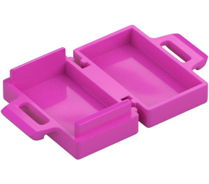 LEGO Dunkles Pink Koffer (Klein) (4449)