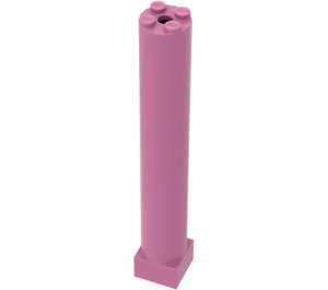 LEGO Rose Foncé Support 2 x 2 x 11 Solide Pillar Base (6168 / 75347)